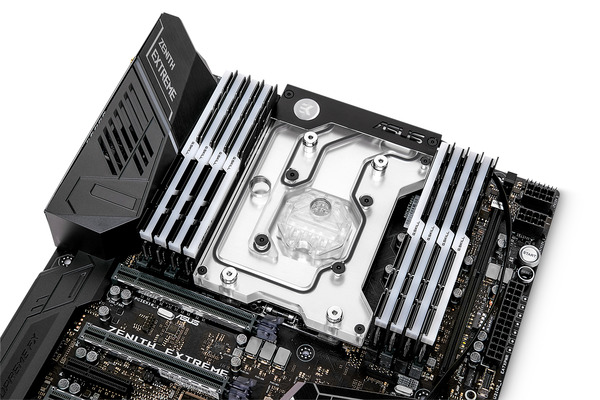 EK-FB ASUS ROG ZE RGB Monoblock - Nickel (2)