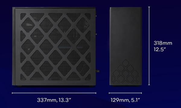 Intel NUC 13 Extreme Kit_dimension