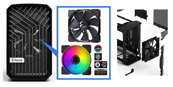 Fractal Design Torrent Nano_front-180mm-fan