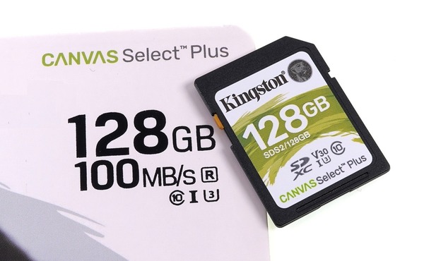 Kingston Canvas Select Plus SDXC 128GB