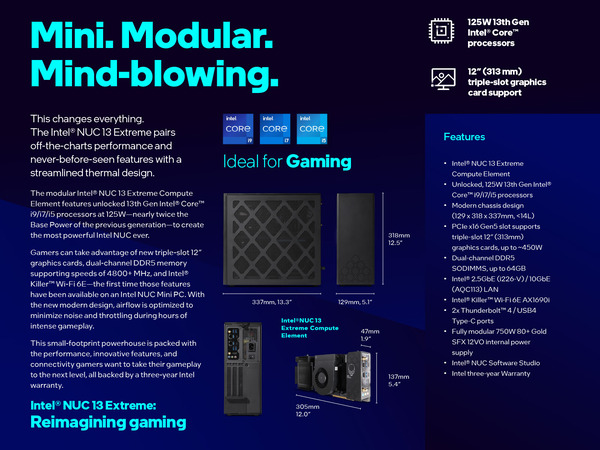 Intel NUC 13 Extreme Kit_feature