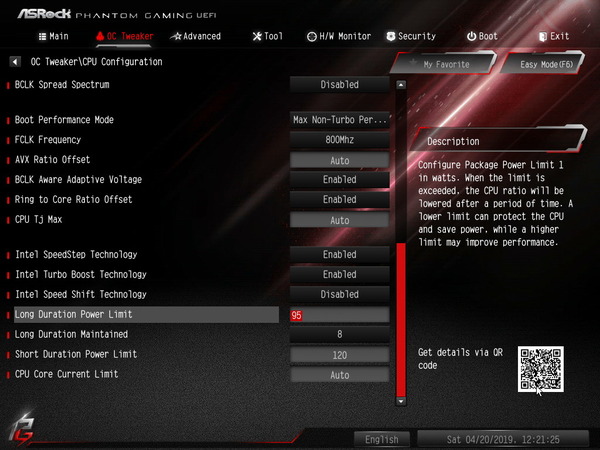 Noctua NH-L9i_Core i9 9000K_BIOS