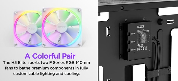 NZXT H5 Elite_LED Fan and Controller