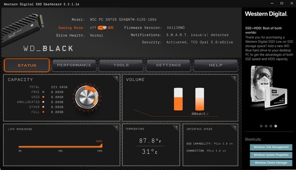 dashboard