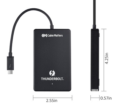 Cable Matters 480GB External Thunderbolt 3 SSD (2)