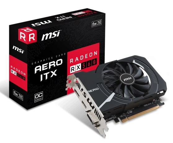 MSI Radeon RX 560 AERO ITX 4G OC (1)