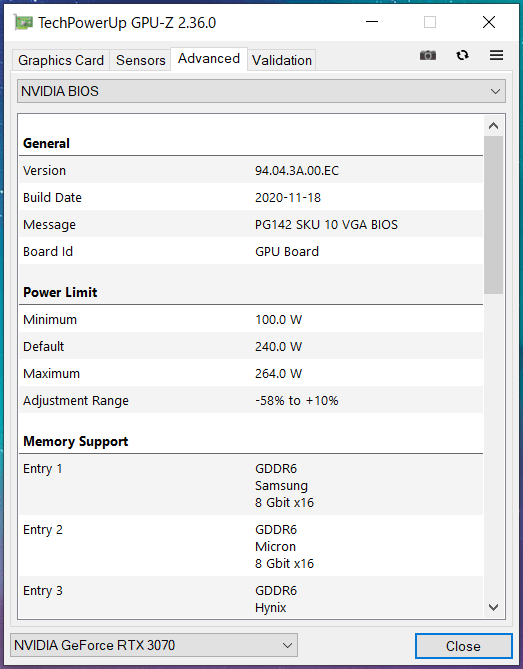 ZOTAC GAMING GeForce RTX 3070 AMP Holo_GPU-Z (3)