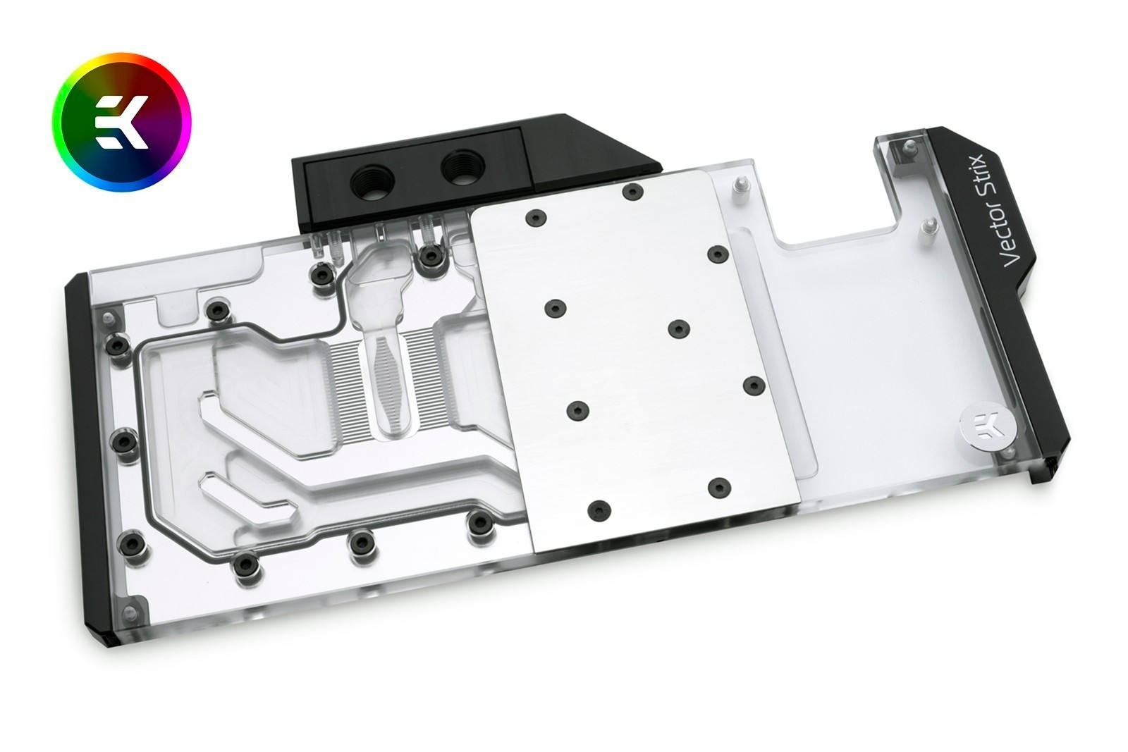 EK-Vector Strix RTX 2080 Ti RGB - Nickel + Plexi (1)