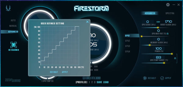 ZOTAC GAMING GeForce RTX 3070 Ti AMP Holo_FireStorm_Fan