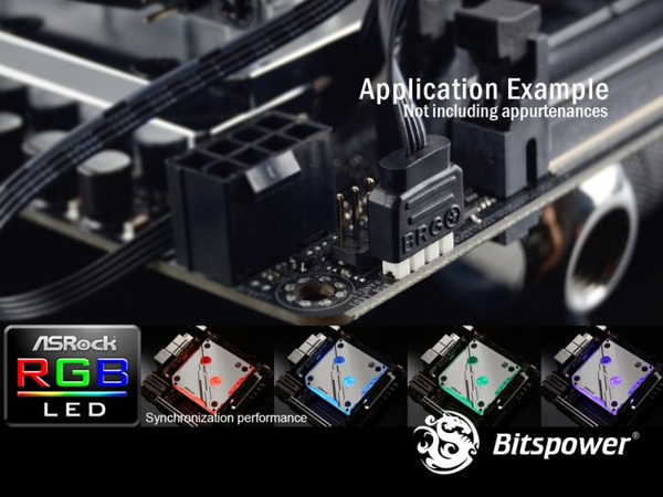 Bitspower MonoBlock ASRX299EI RGB-Nickel (2)