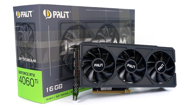 Palit GeForce RTX 4060 Ti JetStream 16GB