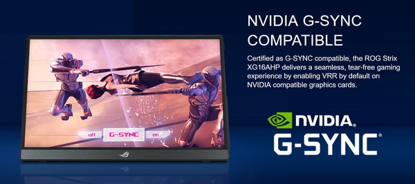 ASUS ROG Strix XG16AHP_G-Sync CP