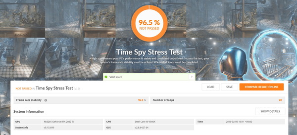3DMark TimeSpy Stress Test