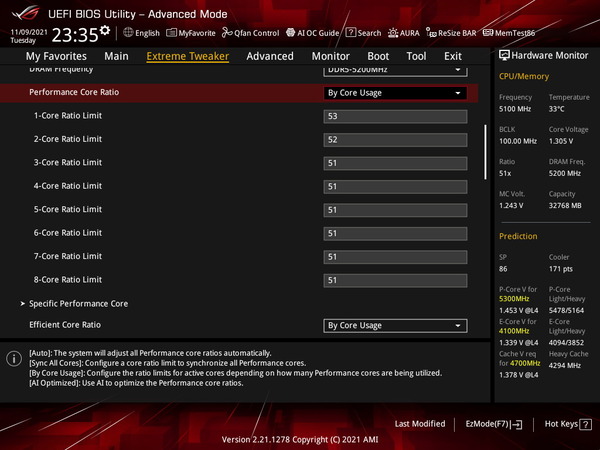ASUS ROG MAXIMUS Z690 HERO_OC-test_BIOS_12900K_VFc (2)