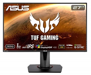 ASUS TUF Gaming VG279QM  (フルHD/280Hz/IPS/G-Sync CP)