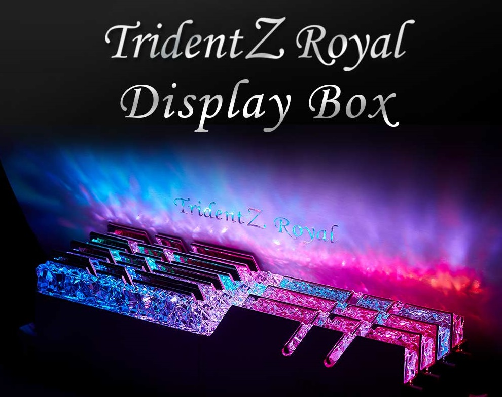 G.Skill Trident Z Royal Display Box