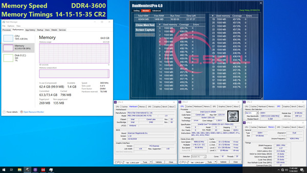 G.Skill 16GB-M 3600MHz CL14_Intel Z490_MSI