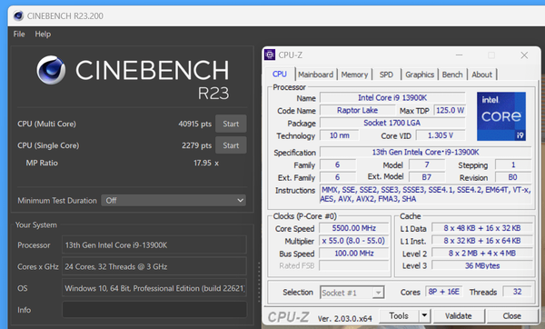 ASRock Z790 Taichi_4.10_13900K_PL-No_Cinebench R23