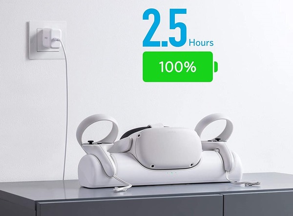 Anker Charging Dock for Meta Quest 2_charge