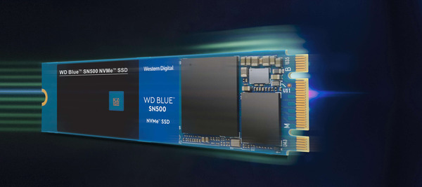 WD Blue SN500 NVMe M.2 SSD_top